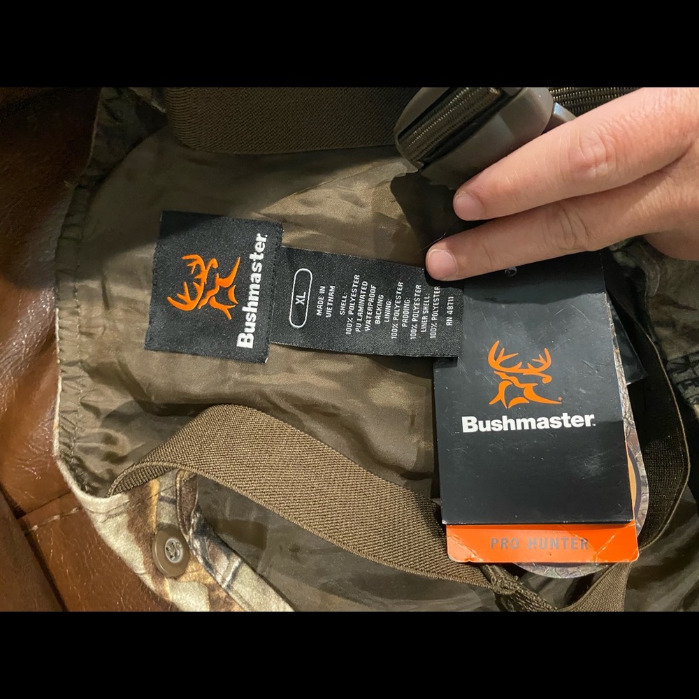 Buck master hunting bibs